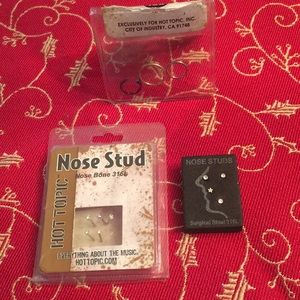 Nose studs & hoops
